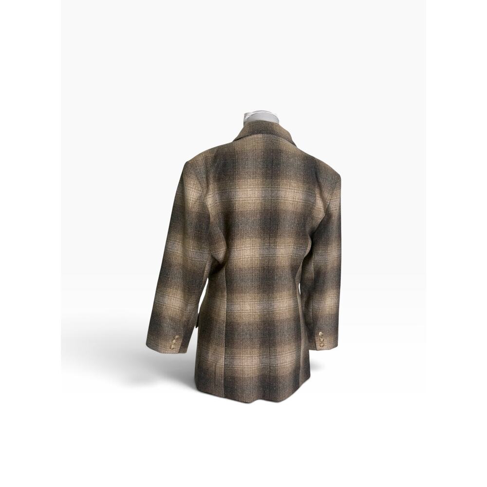 Vintage J.J. Farmer Plaid Wool Blazer Jacket, Size 6 - Picture 4 of 6